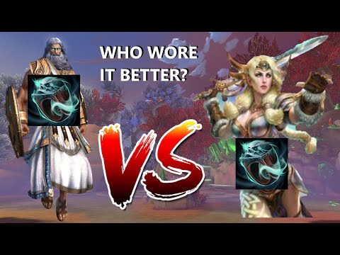 WHO'S BETTER WITH AUTO ATTACKS... ZEUS VS FREYA - Grandmasters  Ranked 1v1 Duel - SMITE
