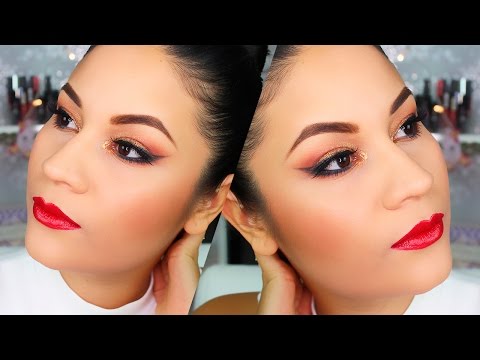Maquillaje fácil para Navidad