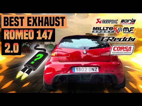 Alfa Romeo 147 Exhaust Sound 2.0 🔥 Wizard,Stock,Supersprint,Ragazzon,Inoxcar,Generico,Review,Turbo+