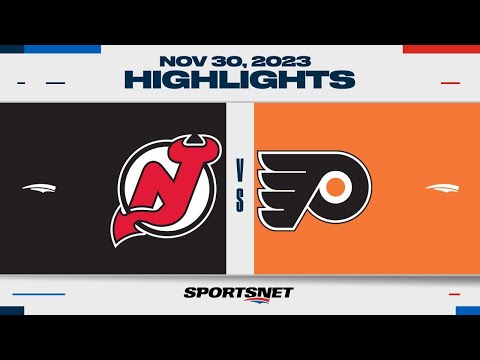 NHL Highlights | Devils vs. Flyers - November 30, 2023