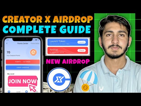 Creator x Airdrop Complete Guide | New Crypto Airdrop 2026 | New Airdrop Guide | Creator x update 