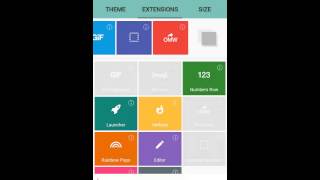 Buy extensions in Fleksy for free.