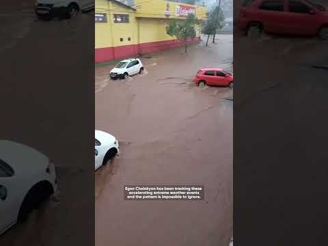 Cars swept away. Roofs torn off. Brazil's Paraná is sending us a warning.April 29–30, 2026.