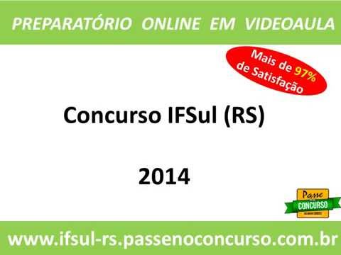 Concurso IFSul, IFSul RS - Administrador