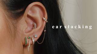 MY CURATED EARS | 14 PIERCINGS, healing times + rating pain