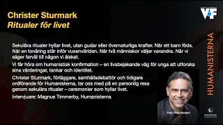Bokmässan 2025: Christer Sturmark – Ritualer för livet