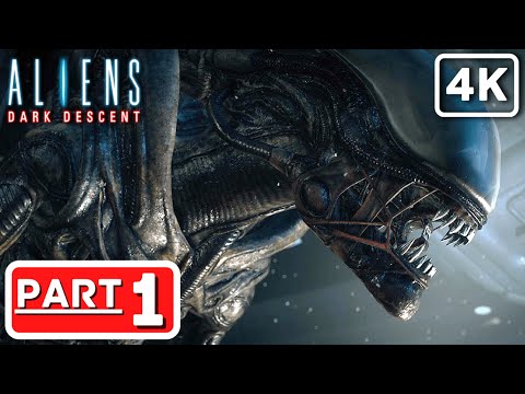 ALIENS DARK DESCENT Gameplay Walkthrough Part 1 [PC 4K 60FPS] FULL GAME No Commentary