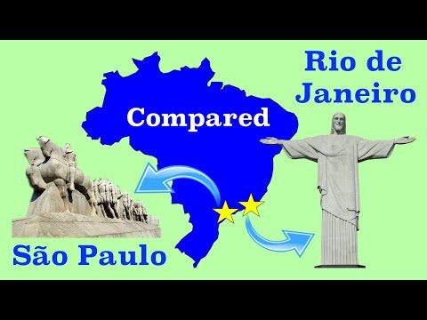 São Paulo and Rio de Janeiro Compared