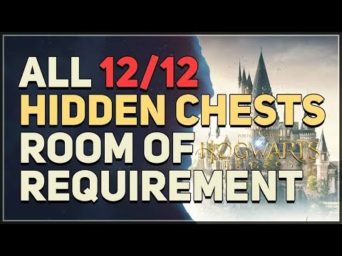 All 12 Chests in Magic Beasts Area Room of Requirement Hogwarts Legacy