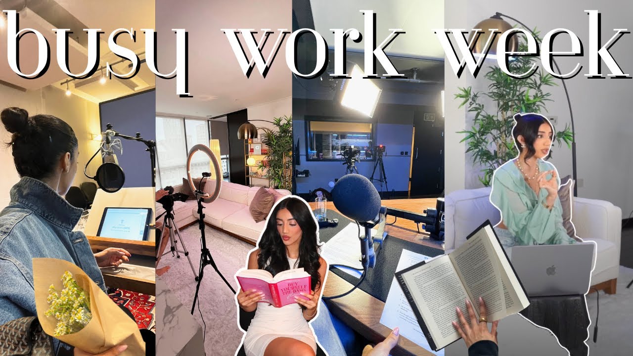 productive week in my life: time management, content creation, routines, discipline & discomfort