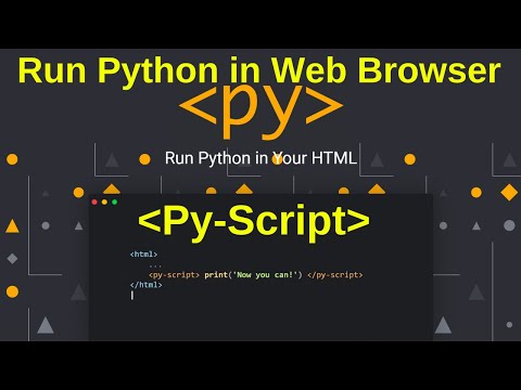 PyScript - Run Python in the Browser !