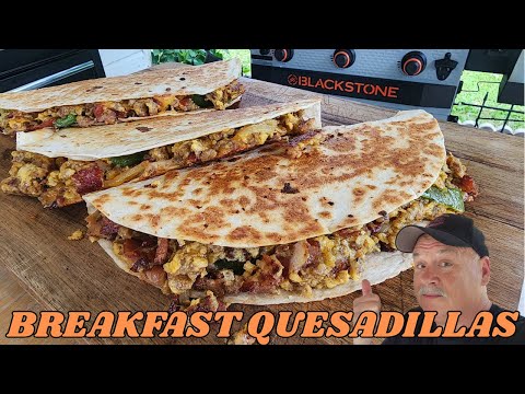 Breakfast Quesadillas on the Blackstone Griddle | EASY and DELICIOUS