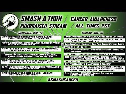 The Smash-A-Thon: A Celebration of KEVIN SMETS and a rally to FIGHT CANCER and SPREAD AWARENESS!