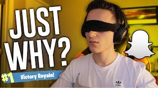 WHY WOULD YOU ASK ME TO DO THIS ON FORTNITE! (SNAPCHAT Q&A)