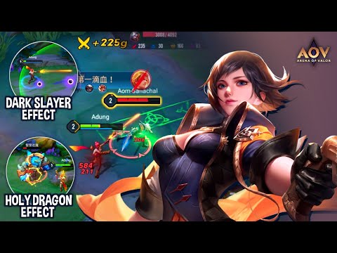 Aov 4.0 Violet Gameplay Test Server - Arena Of Valor | MCTN | New Effect Buff Light Dragon & Slayer