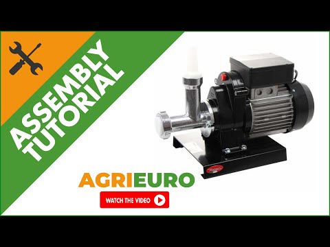 Reber 9602N-8400N Pasta Press - 600W induction motor - Assembly tutorial