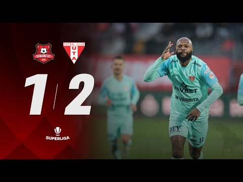 HERMANNSTADT vs UTA 1 - 2 | REZUMAT  Bătrâna Doamnă profită de omul în plus