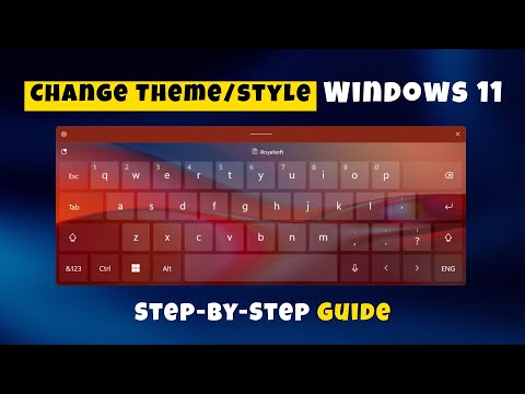 How to Change Touch Keyboard Theme/size on Windows 11