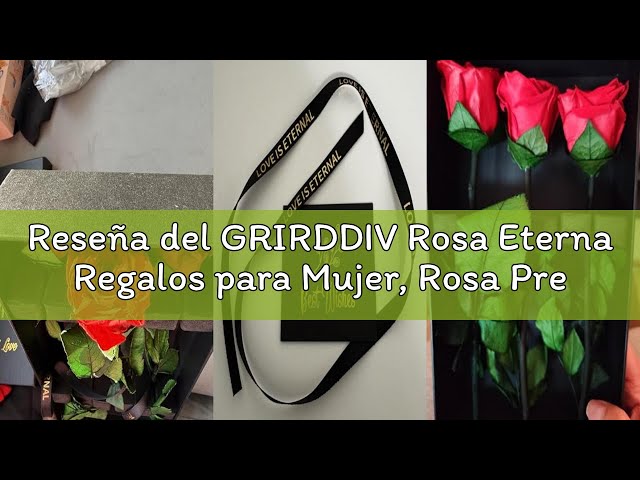 Vídeo relacionado con Gdecora Rosa Preservada Fucsia de Ecuador, Rosa Natural Preservada con Tallo 35cm Regalo para Mujer, Ideas para Sant Jordy, Día de la Madre y Cumpleaños, Ramos y Detalles Románticos (Fucsia)