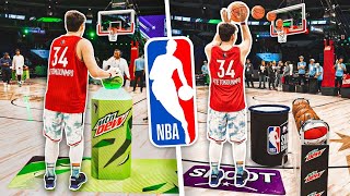 Download the video "Playing in the OFFICIAL NBA ALL STAR Skills Challenge + 3PT Contest 2020"