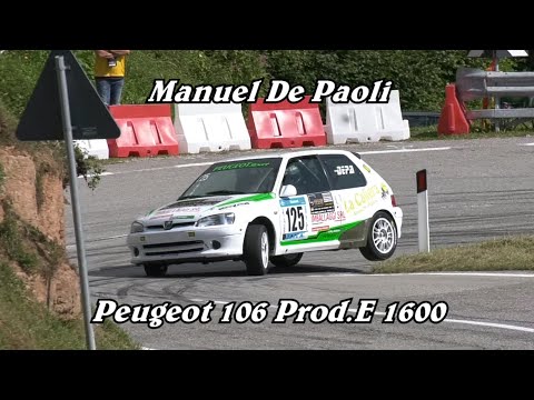 HILLCLIMB SALITA PEDAVENA - C. D'AUNE 2021 | MANUEL DE PAOLI | PEUGEOT 106 PROD.E 1600