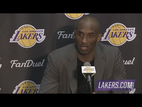 Kobe Bryant Postgame Interview | Cavaliers vs Lakers | March 9, 2016 | NBA 2015-16 Season