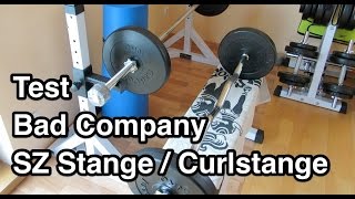 Test Bad Company SZ-Hantelstange | Curl Stange | Curlstange | Curlhantelstange Test