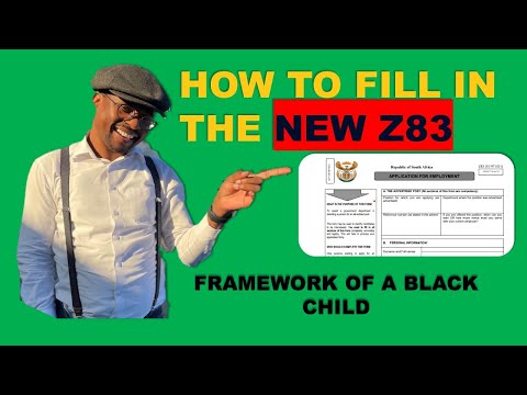 HOW TO FILL IN A Z83 JOB APPLICATION FORM