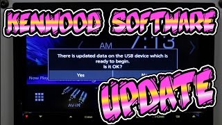 How to update the Kenwood Excelon DDX9903s,DDX6903s,DNX893s, and the DNX693s