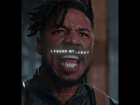 "HEY AUNTIE" - Killmonger Edit | LOS VOLTAJE (Slowed) | #marvel #edit #shorts