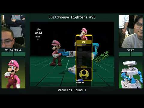 "GuildHouse Fighters #96" - 04 Corolla (Luigi) v. Grey (ROB) - Winners R1