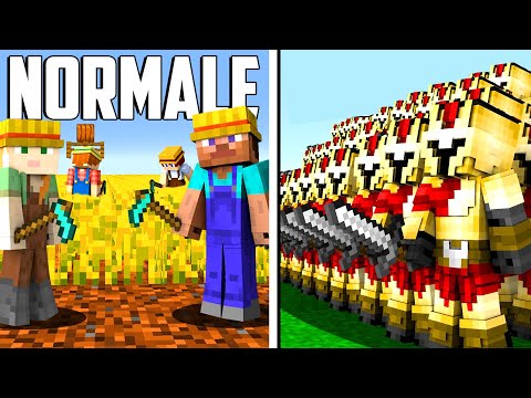 HO SIMULATO UNA BATTAGLIA SU MINECRAFT - ITA