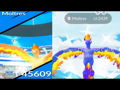 Finally I Got✨Shiny Moltres After 49 Raids 😭in #pokemongo