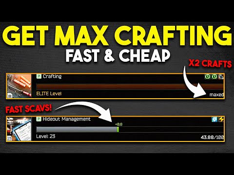 How To Get MAX Crafting Fast! - Skills Guide