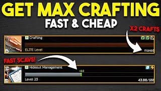 How To Get MAX Crafting Fast! - Skills Guide
