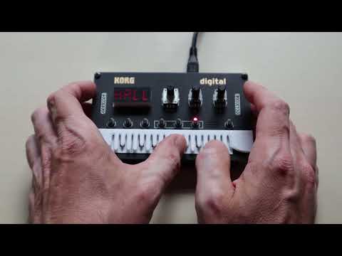 Korg NTS-1 3D Printed Keys Demo