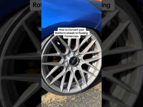 Rotiform Floating Centercaps #rotiform #rotiformwheels #floatingcentercaps #coolfeatures #showcar