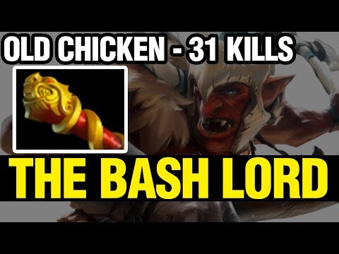 THE BASH LORD - Old Chicken Plays Troll Warlord - Dota 2