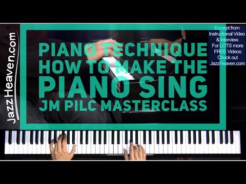 Jean-Michel Pilc PIANO TECHNIQUE: How to Make the Piano Sing - JazzHeaven.com Excerpt
