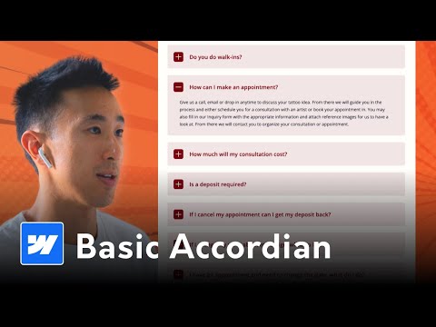 Building a Basic FAQ Accordion in Webflow: A Step-by-Step Tutorial