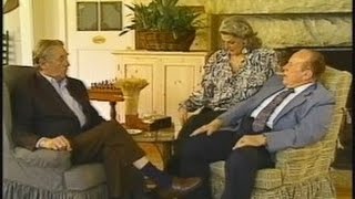 Jane Russell, Robert Mitchum and James Dougherty Meet to Talk About Marilyn Monroe video