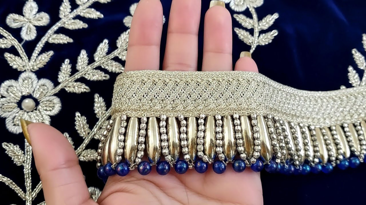 How to Use This Elegant BeadEmbroidery in Your Projects"🤔🤔🤔