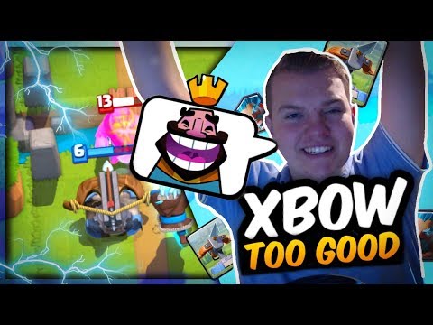 THIS IS BROKEN! 12 WIN X-Bow Ice Wizard Control Deck for Grand Challenges! - Clash Royale