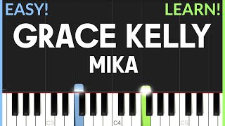 Grace Kelly - Mika | EASY Piano Tutorial