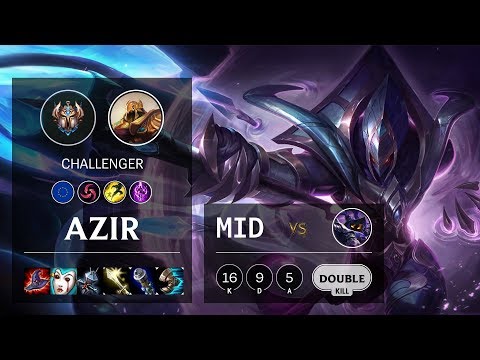 Azir Mid vs Veigar - EUW Challenger Patch 10.10