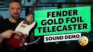 Video thumbnail for Fender Gold Foil Telecaster - Sound Demo by Guitar Bonedo