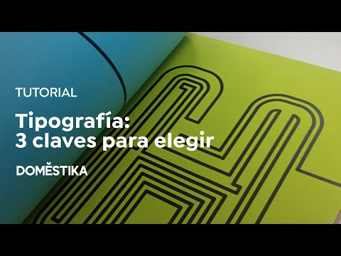 TUTORIAL Tipografía | 3 consejos para escoger una tipografía | Enric Jardí | Domestika