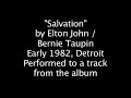 Salvation - by Elton John / Bernie Taupin - Vocal by Michael Strauss