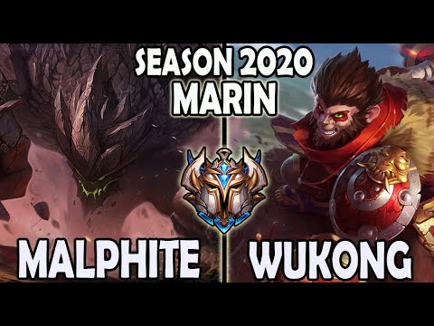 Malphite vs Wukong TOP [ MaRin ] Lol Challenger Korea