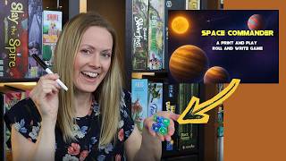 SPACE COMMANDER | PnP and Roll & Write Game for You! (Episode 2 of Series)